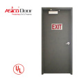 ASICO UL Listed 1 2 3 Hour Fire Rated Hollow Flush Metal Door With Full Set UL Hardware